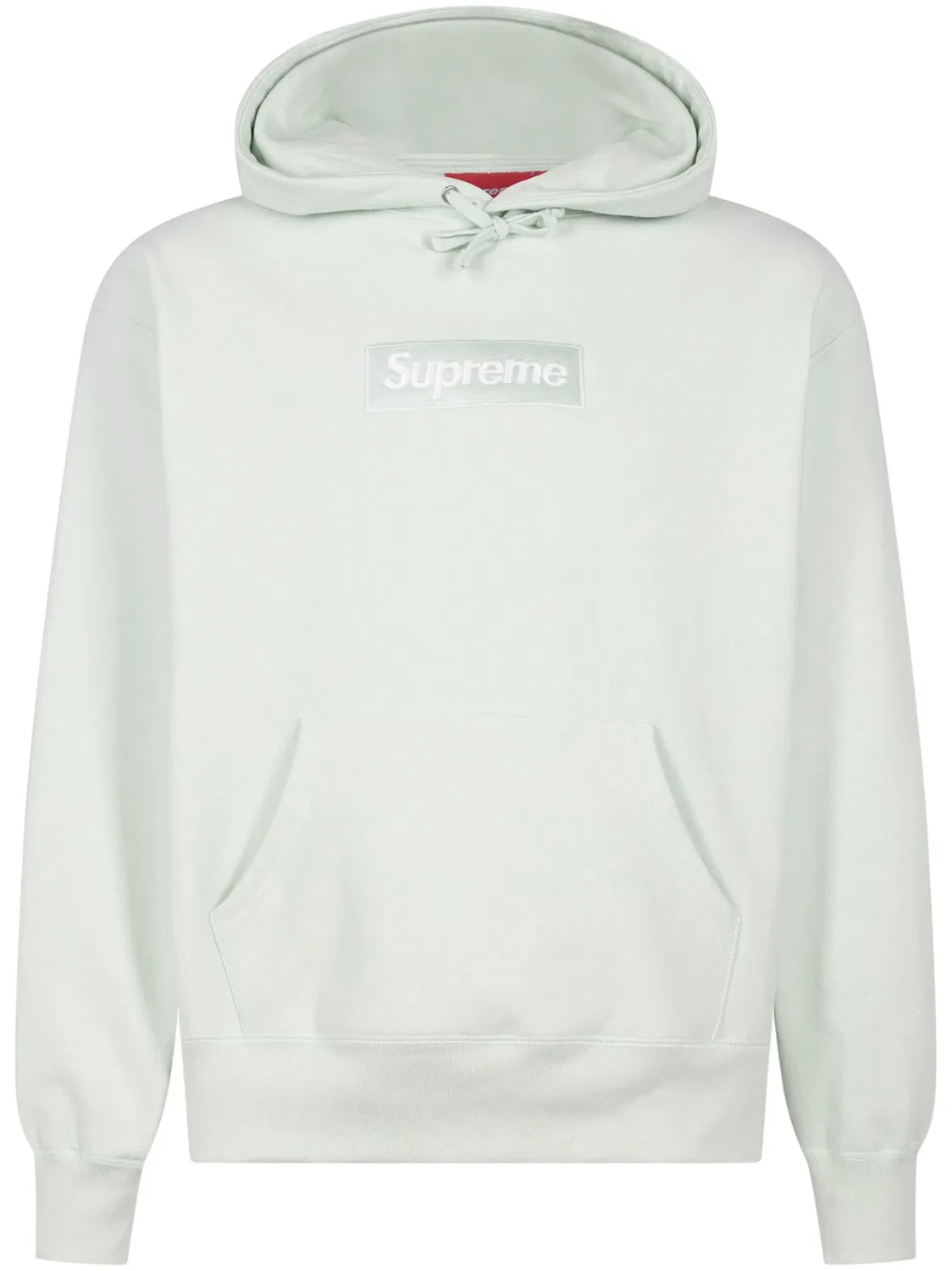 Худи Supreme Box Logo Светло-зеленый