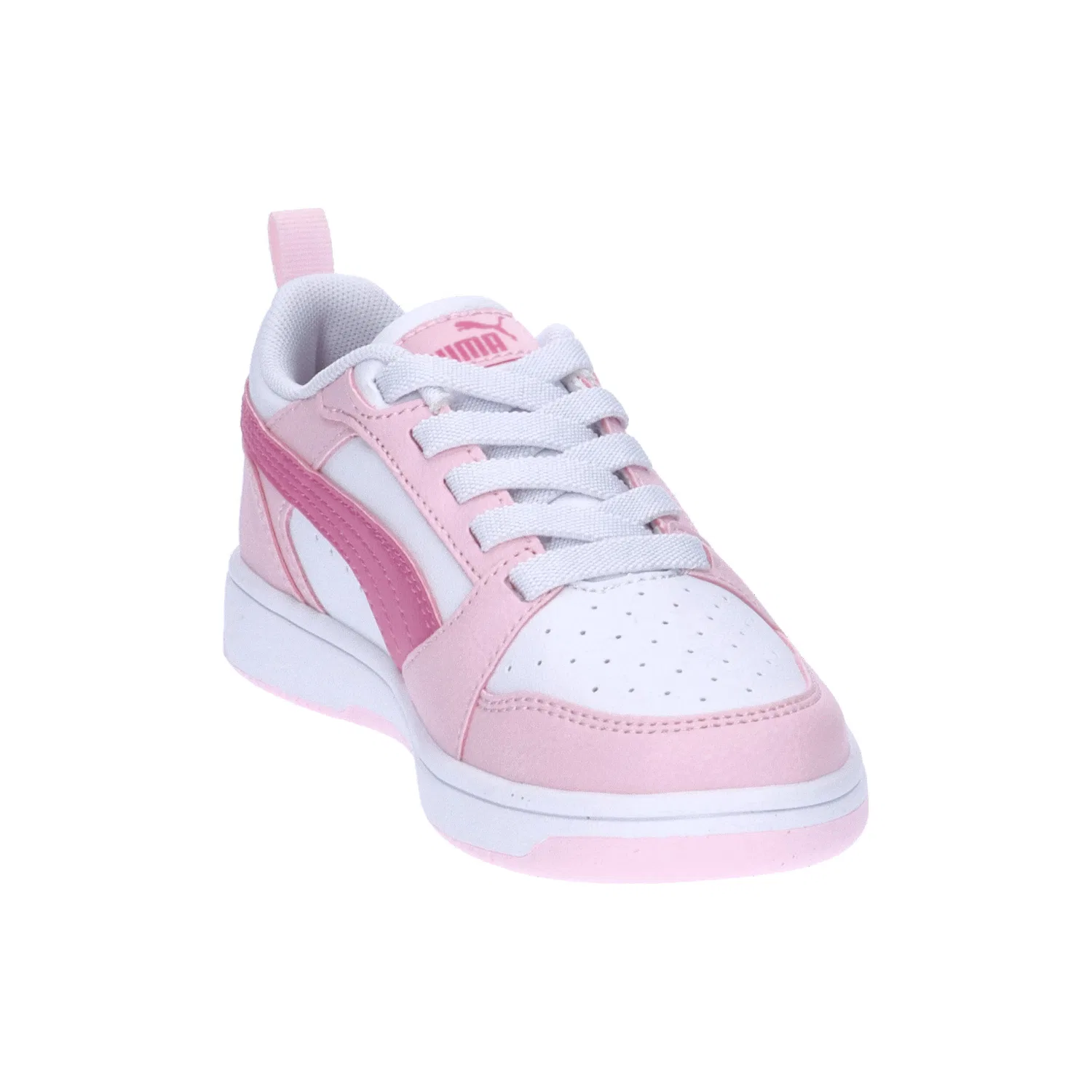 Детские кроссовки с принтом Rebound V6 Lo AC Puma, Weiss Rosa — фото 2