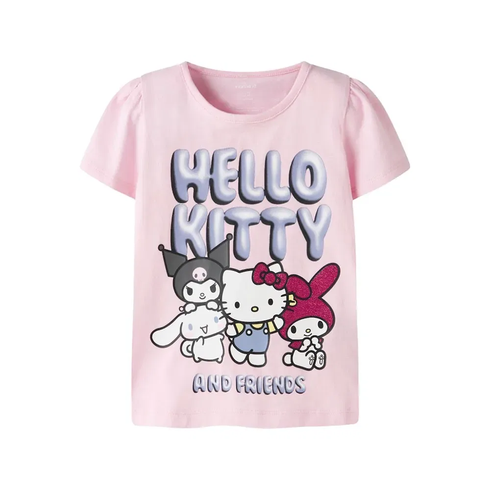 Футболка с коротким рукавом Fira Hellok Name It, розовый