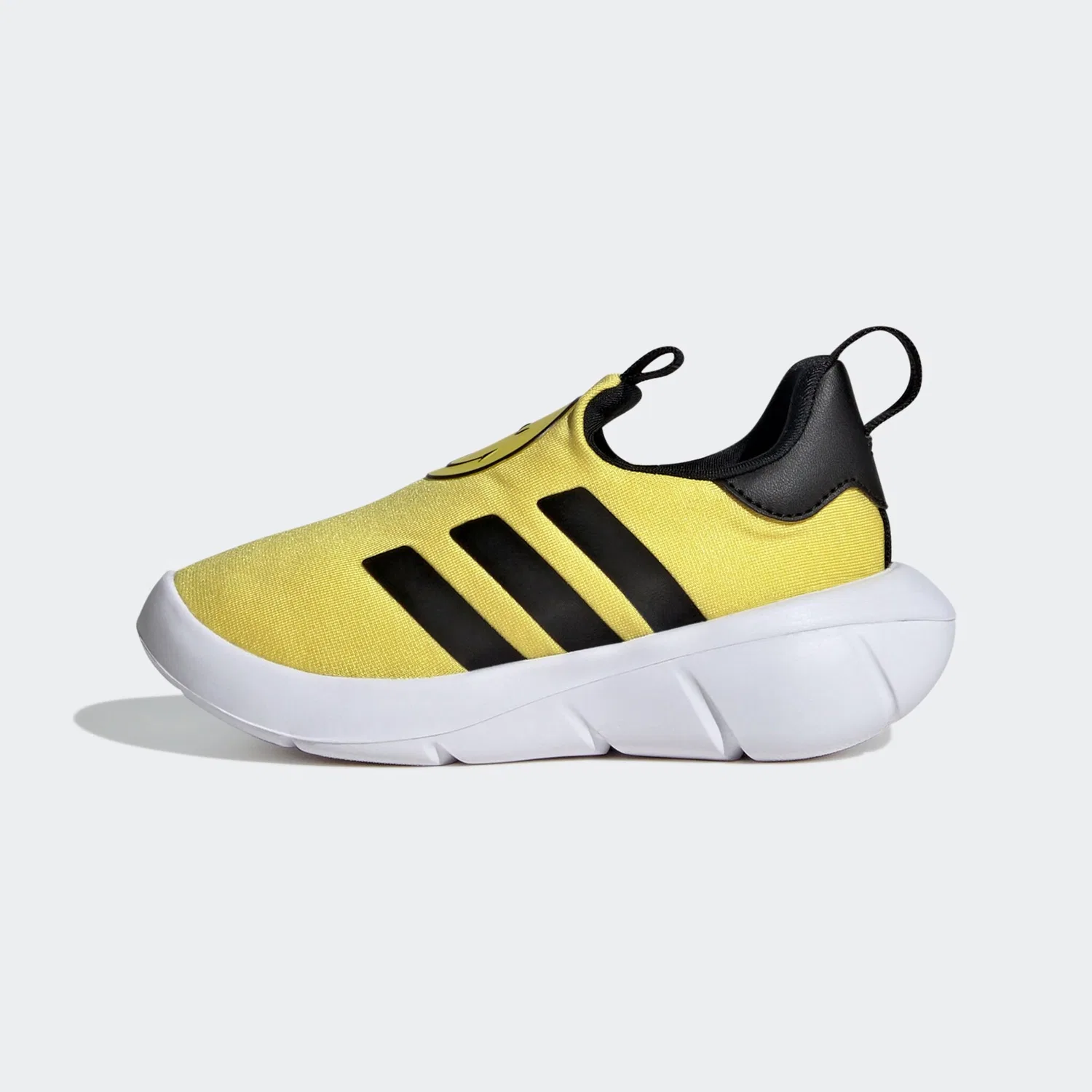 Детские кроссовки Monofit Smiley Adidas Sportswear, Bright Yellow / Core Black / Cloud White — фото 3