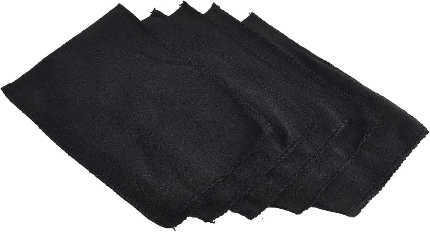 Мочалка для пилинга тела, QuivyLivy, набор 5 шт, 14x18.5 см, Schwarz