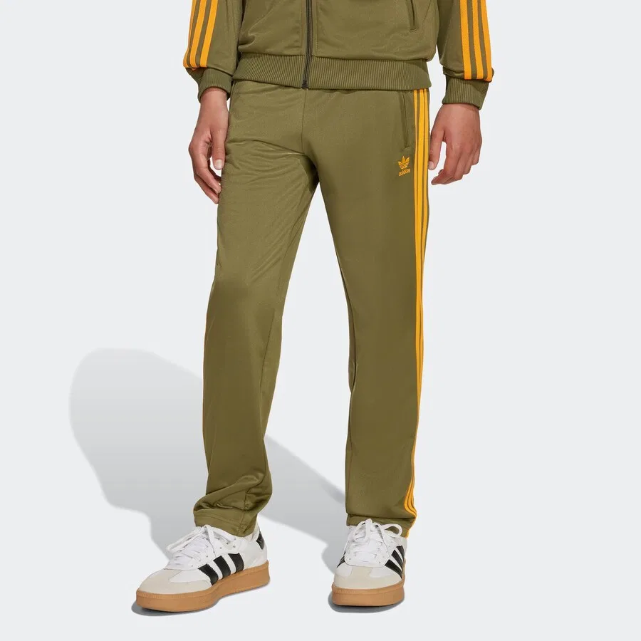 Брюки ADIDAS ORIGINALS Regular Pants 'Firebird' цвета хаки
