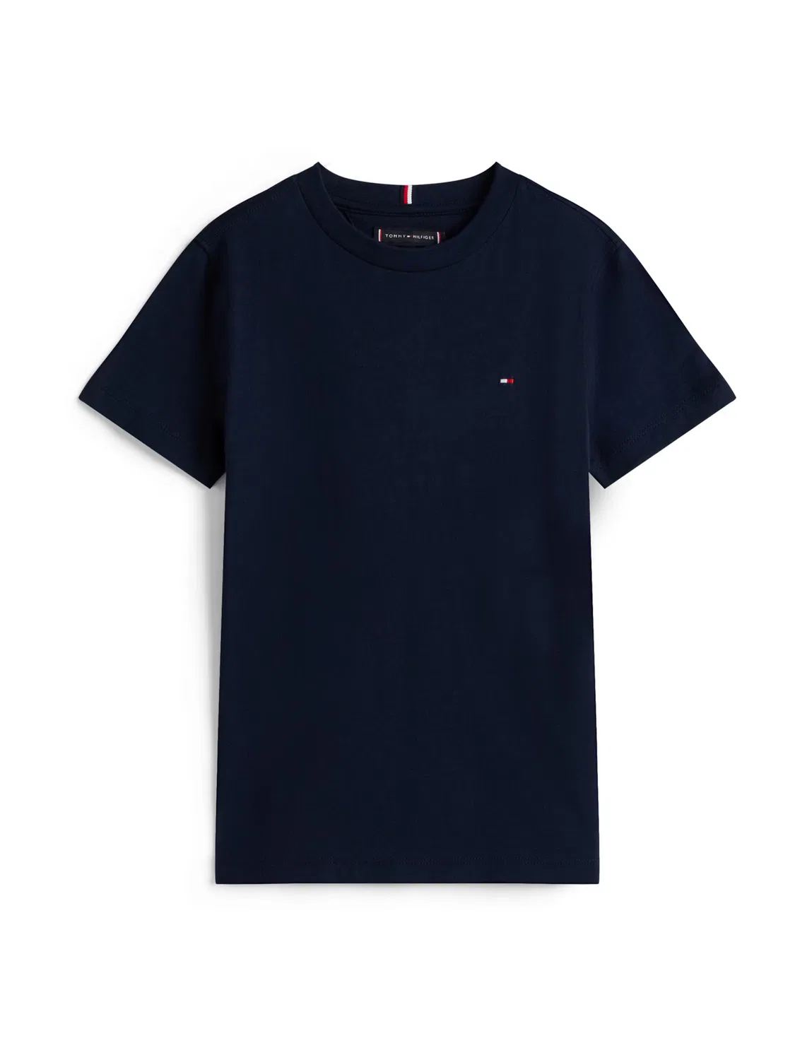 Рубашка Tommy Hilfiger Essential Flag Embroidery темно-синего цвета