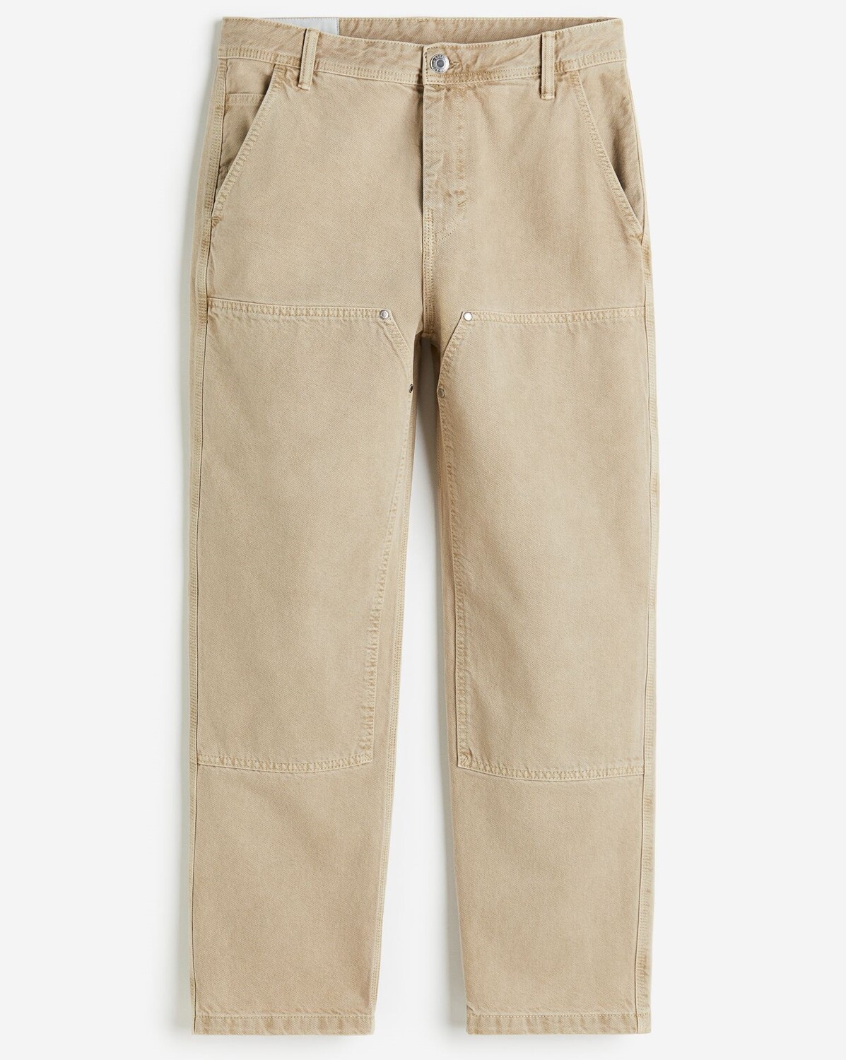 

Джинсы H&M Loose, бежевый