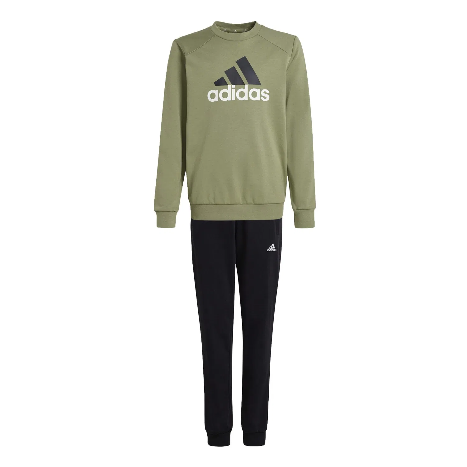Детский спортивный костюм с логотипом Essentials Big Logo FT Jogger Adidas, Цвет Grun