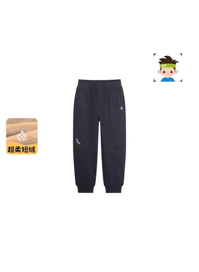 Hush Puppies Штаны вязаные с двойным слоем для мальчиков, черный — фото 2