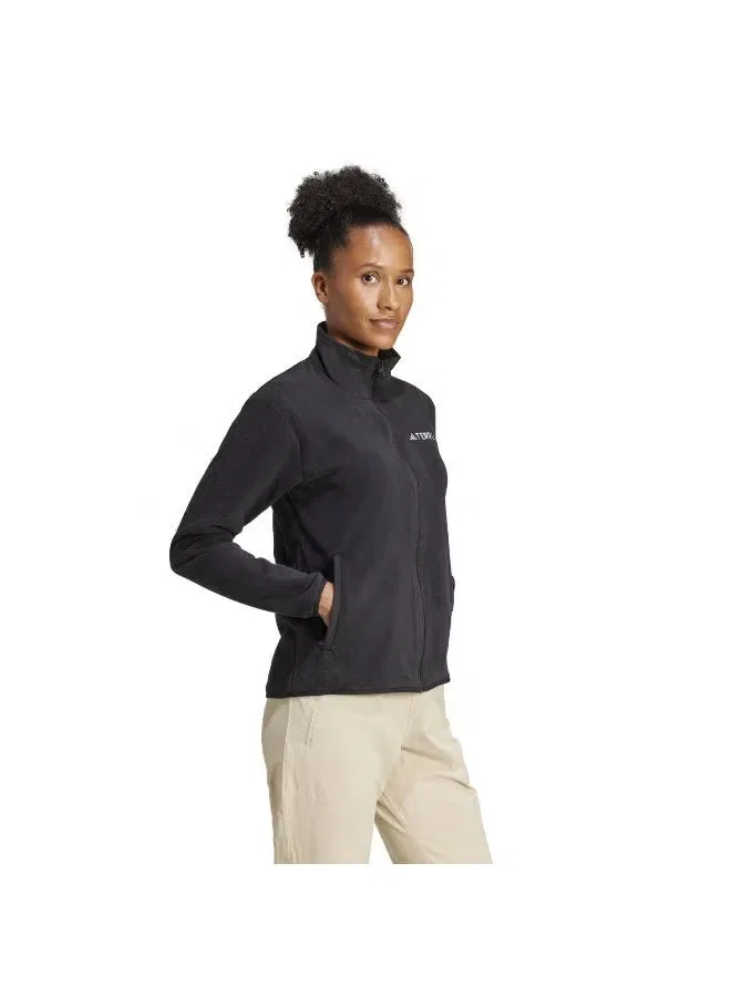 Куртка флисовая на молнии Multi Essentials Adidas, черный — фото 4