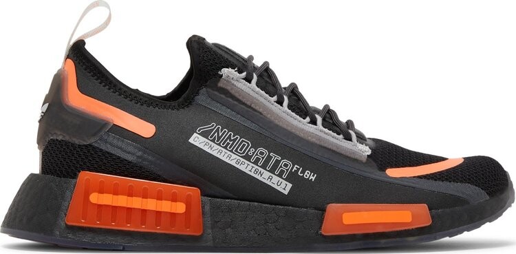 

Кроссовки Adidas NMD_R1 Spectoo 'Black Team Solar Orange', черный