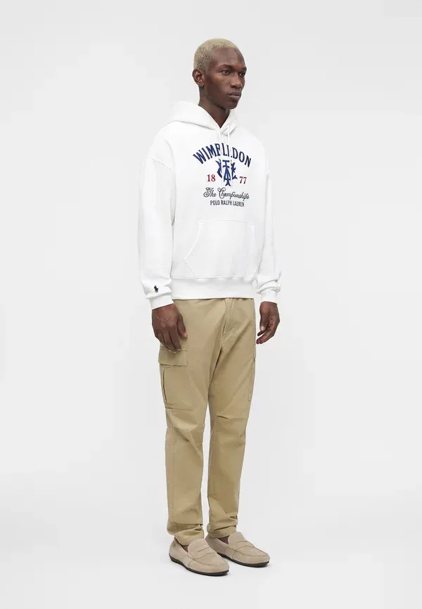 Свитшот с принтом Polo Ralph Lauren, белый — фото 4
