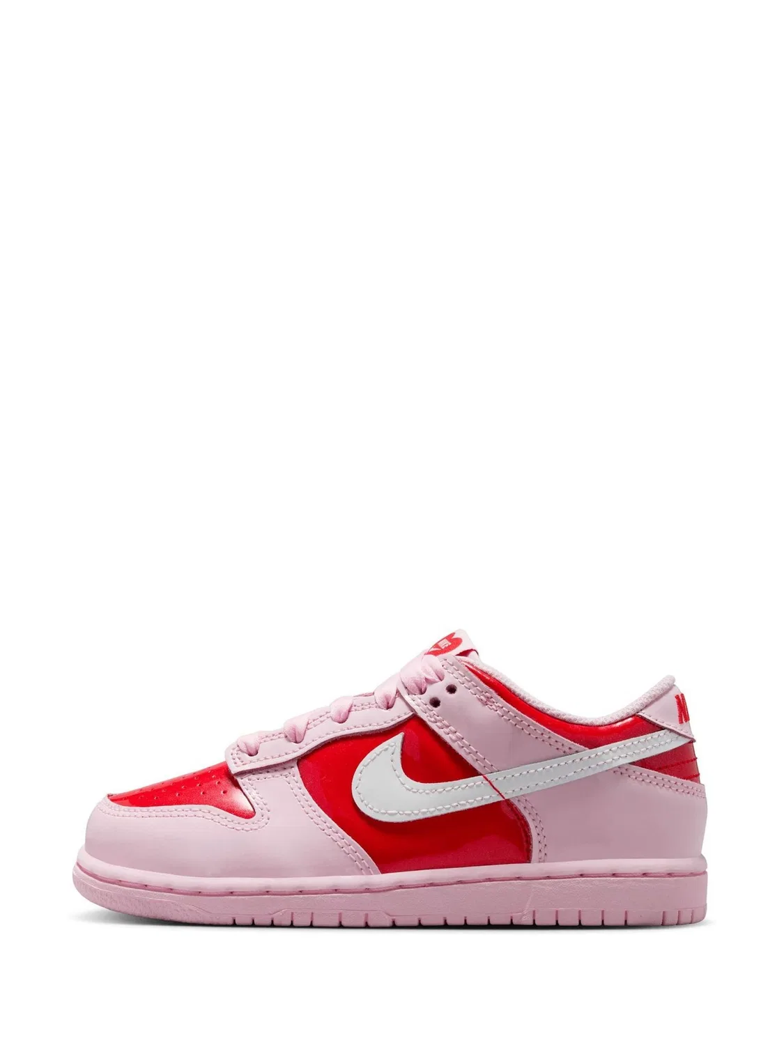 Кроссовки Nike Dunk Low, Pink/Red Hearts — фото 2