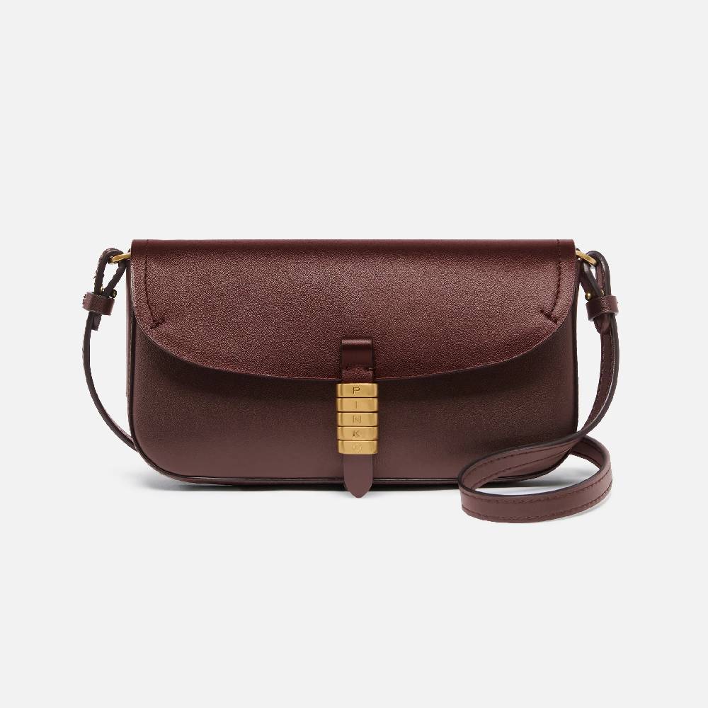

Сумка Pinko Saddle Shoulder, бордовый