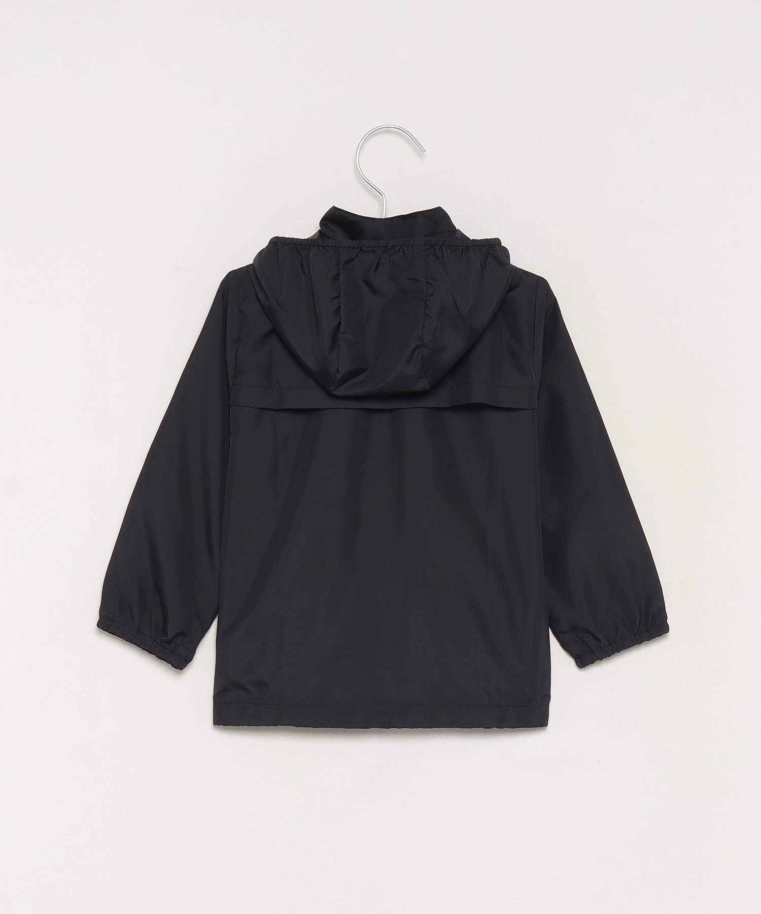 Детская карманная дождевая куртка Agnes B. Enfant, black — фото 2