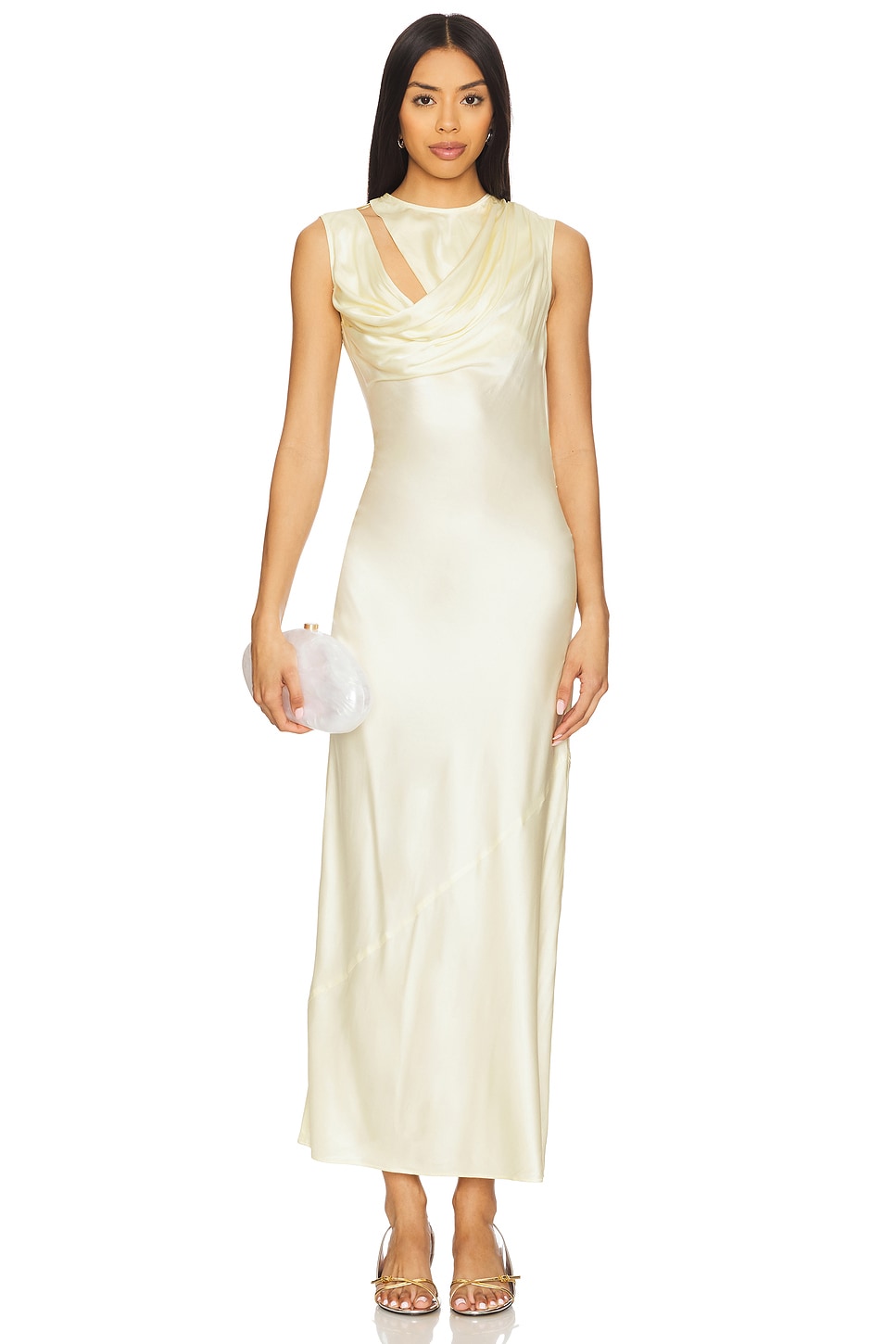 

Maxi-платье Enza Camila Coelho, butter yellow