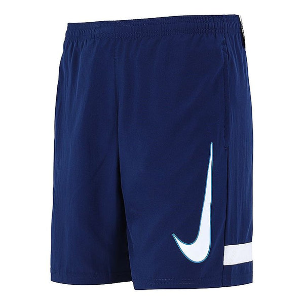 

Шорты logo printing training sports quick dry breathable shorts blue Nike, мультиколор