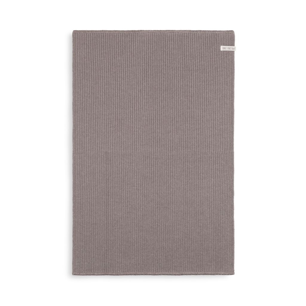 

Коврик для ванной Knit Factory Morres - Серо-коричневый - 80x50 см