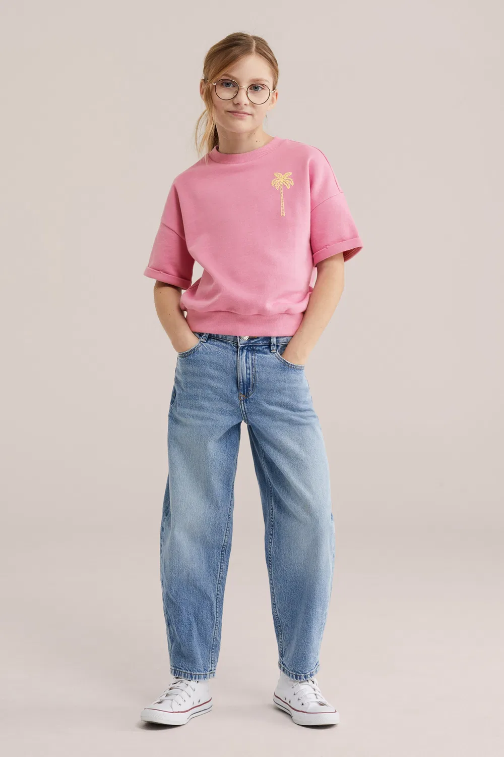 Толстовка We Fashion, Light Pink — фото 4