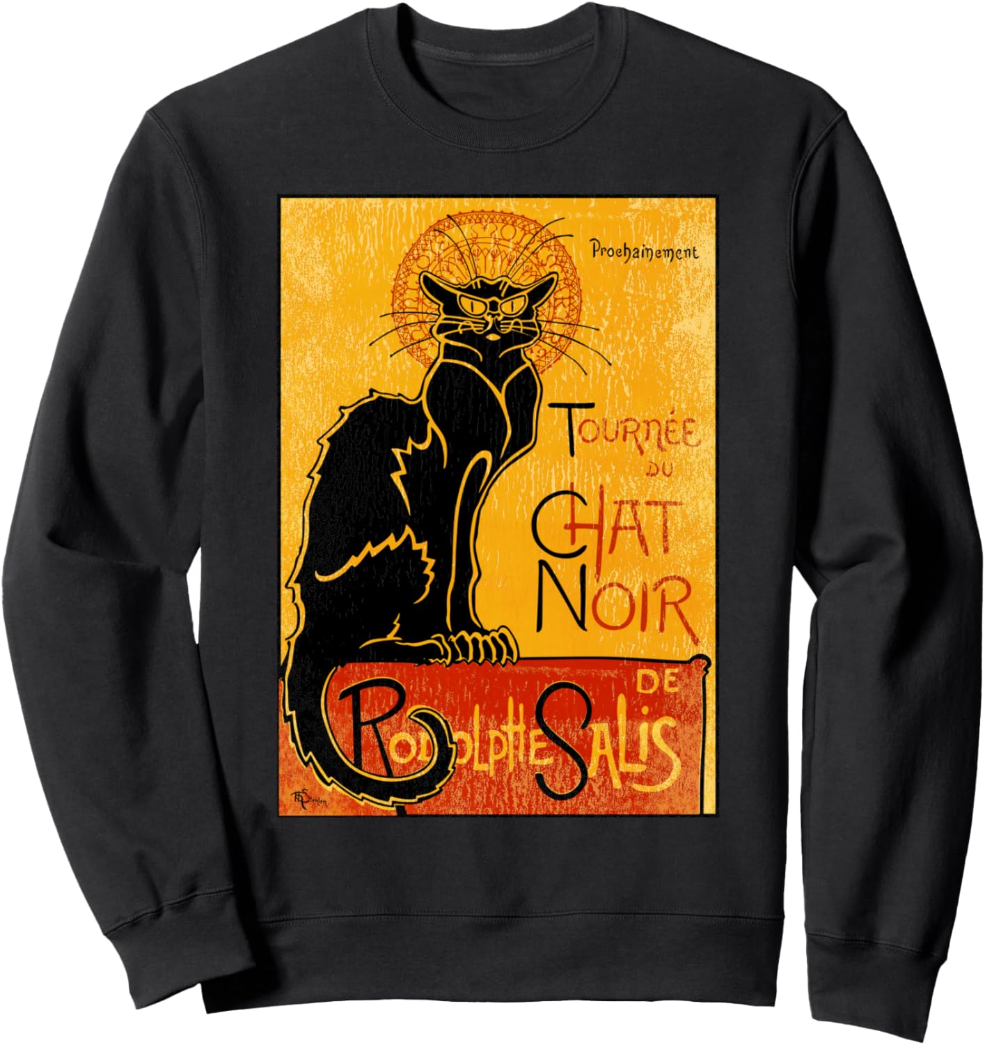 

Винтажная толстовка Tours du Chat Noir с изображением черной кошки на Хэллоуин, черная Vintage Tour Du Chat Noir Shop, Черный, Винтажная толстовка Tours du Chat Noir с изображением черной кошки на Хэллоуин, черная Vintage Tour Du Chat Noir Shop