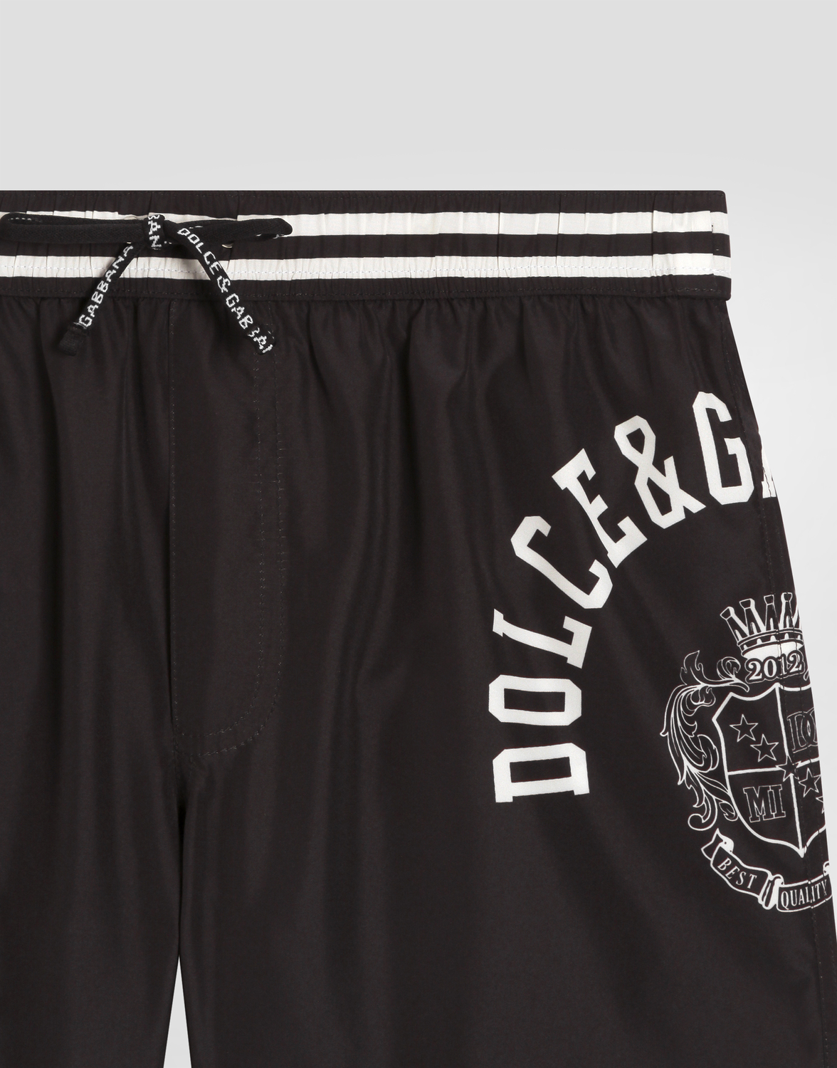 Средние нейлоновые плавательные шорты DOLCE & GABBANA, мультиколор — фото 3