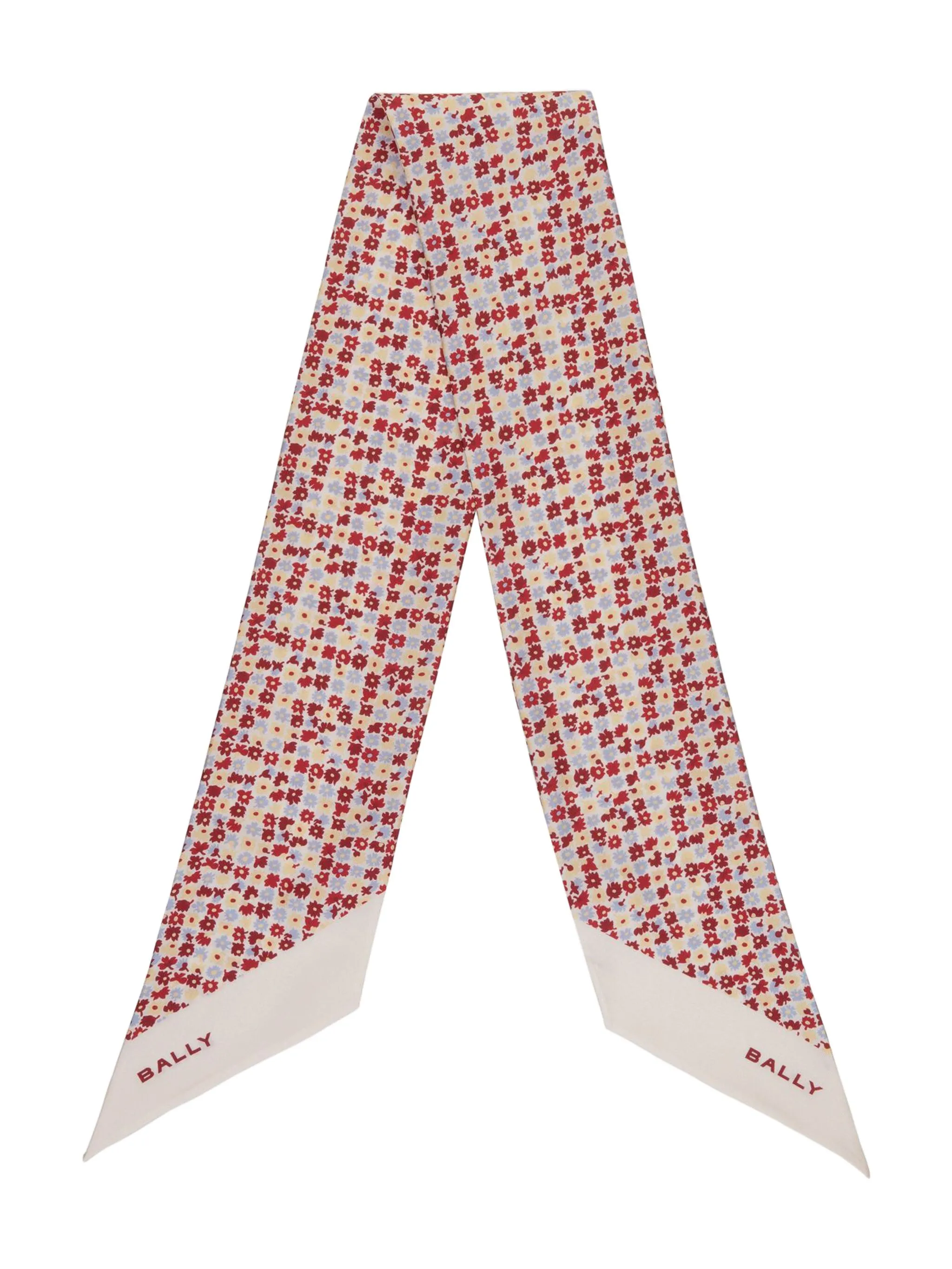 

Бант с цветочным декором Bally, нейтральный