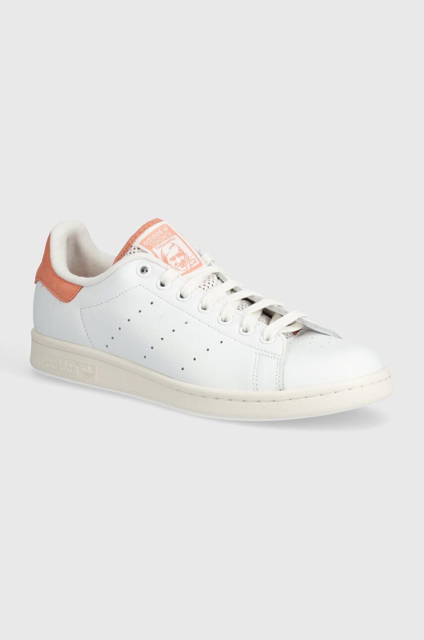 

Кожаные кроссовки Adidas Originals Stan Smith, белый/розовый