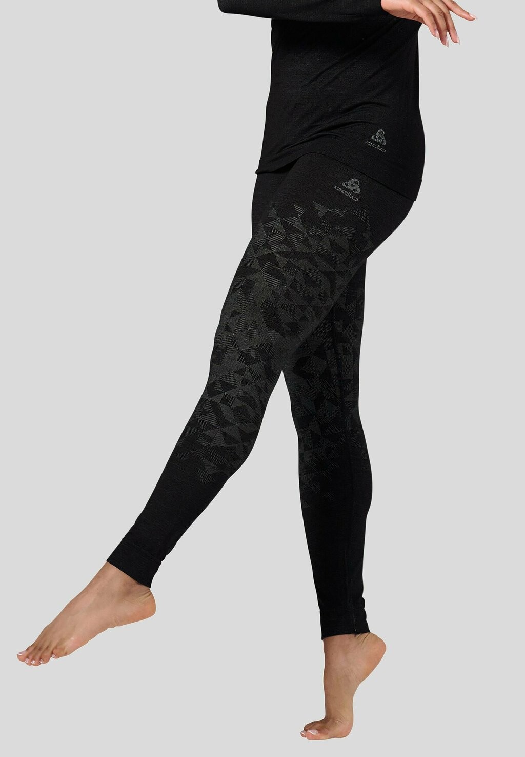 

Кальсоны KINSHIP PW 200 ODLO, цвет black melange