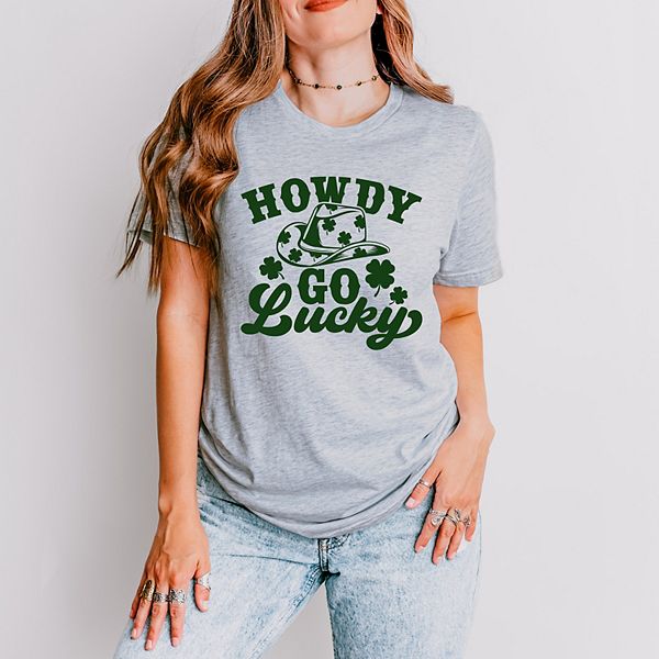 

Футболка Howdy go lucky clovers Simply Sage Market, Heather Grey, Серый, Футболка Howdy go lucky clovers Simply Sage Market, Heather Grey