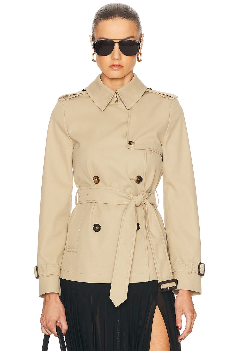 

Тренч с поясом Burberry, Beige