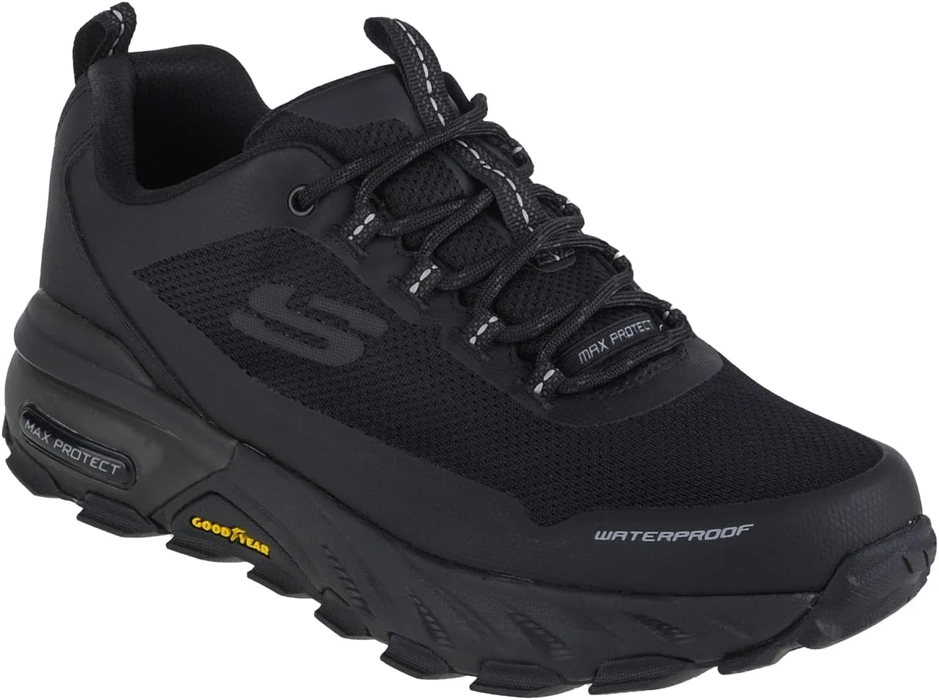 Кроссовки Skechers Unisex Koopa Volley Low Lifestyle Trainers, Black Synthetic Mesh Trim — фото 2