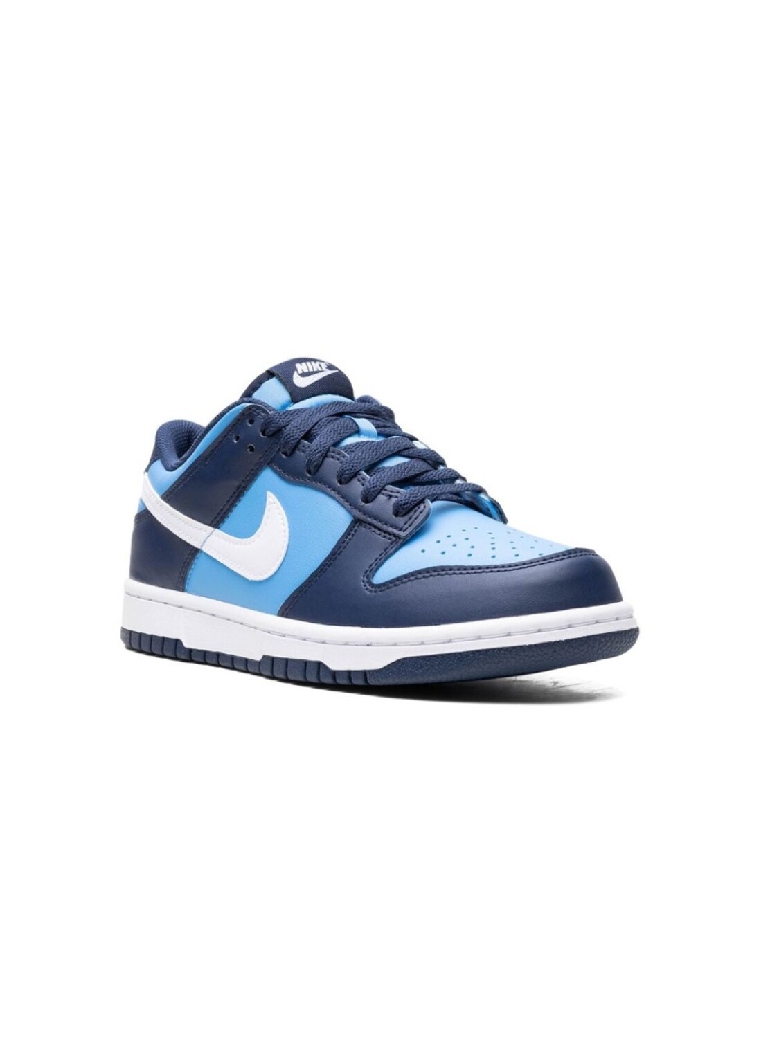 

Nike Kids кроссовки Dunk Low "University Blue/White", синий