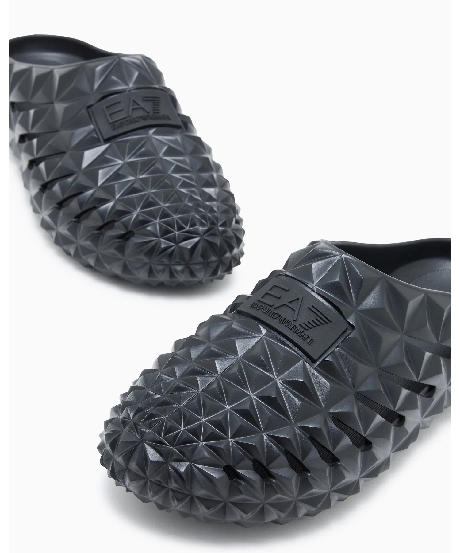 Мужские сланцы EMPORIO ARMANI EA7 Prisma чёрные