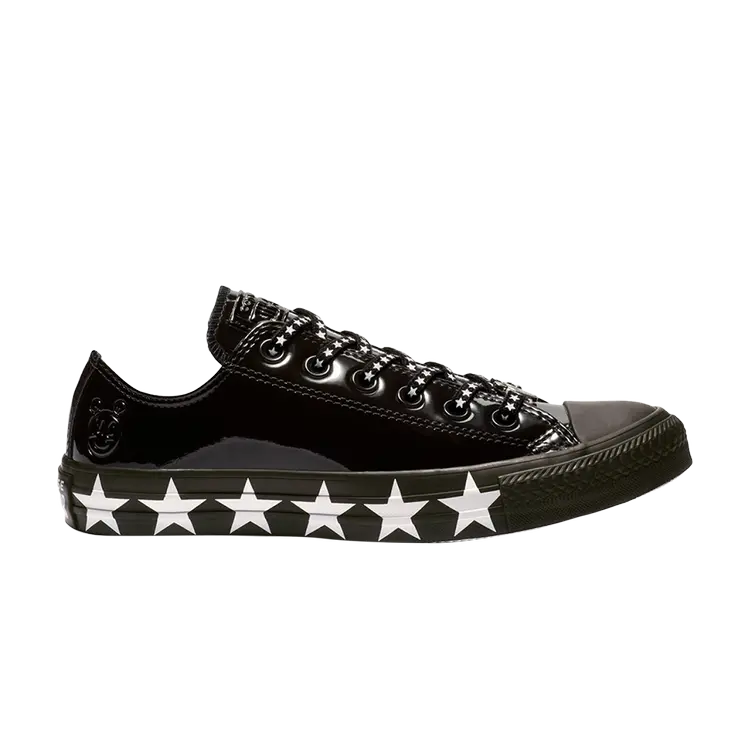 

Кроссовки Converse Miley Cyrus x Wmns Chuck Taylor All Star Low Patent 'Stars', черный