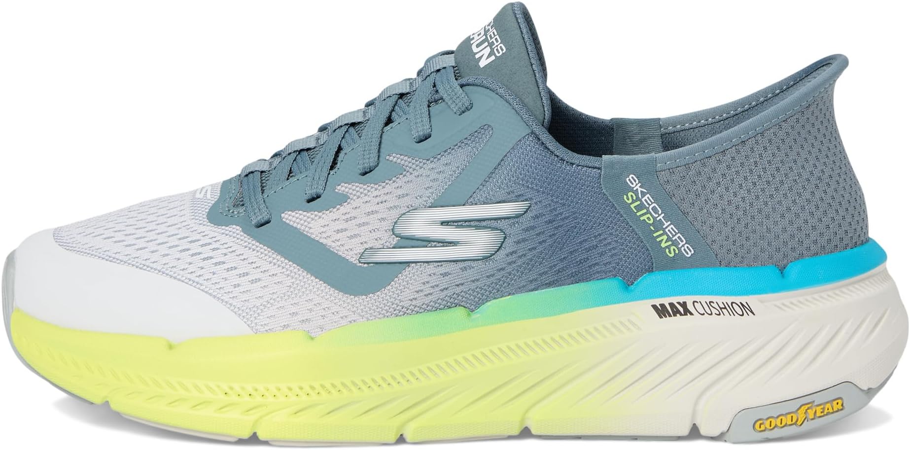 Кроссовки SKECHERS Skechers Hands Free Slip-ins Max Cushion Premier 2.0, цвет Gray/Multi — фото 4