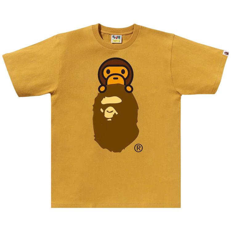 

Футболка BAPE Milo On Ape Head Tee, Yellow