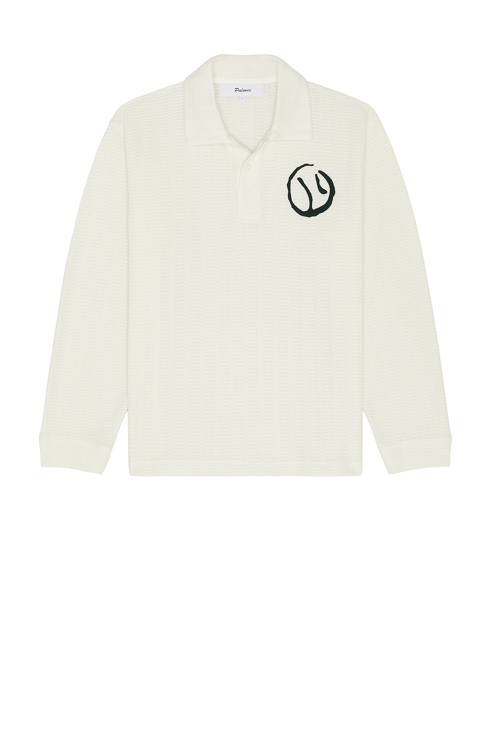 

Вязаная регбийная рубашка Palmes, off-white