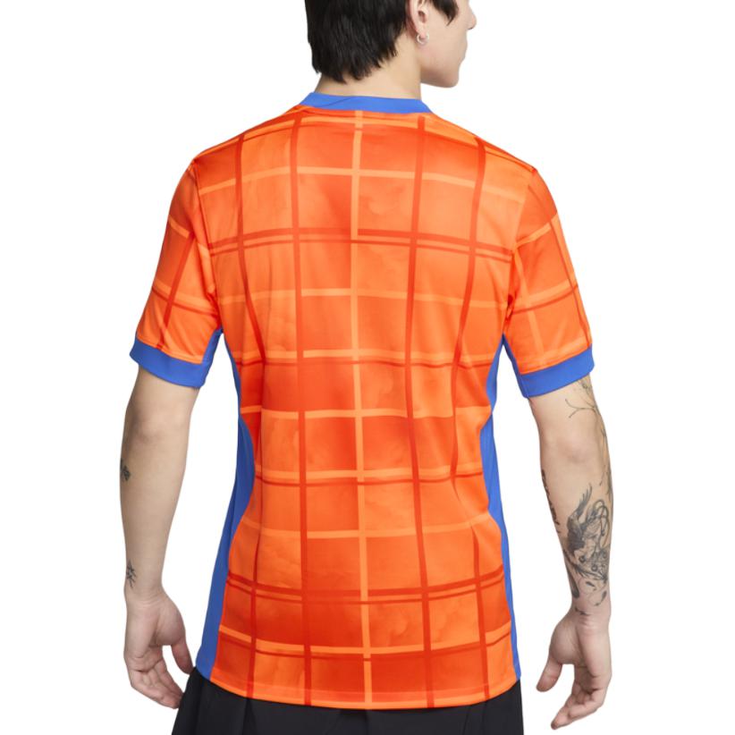 Nike Футболка Dri-Fit Soccer Jerseys Men's Bright Orange/Royal Blue/Royal Blue — фото 4
