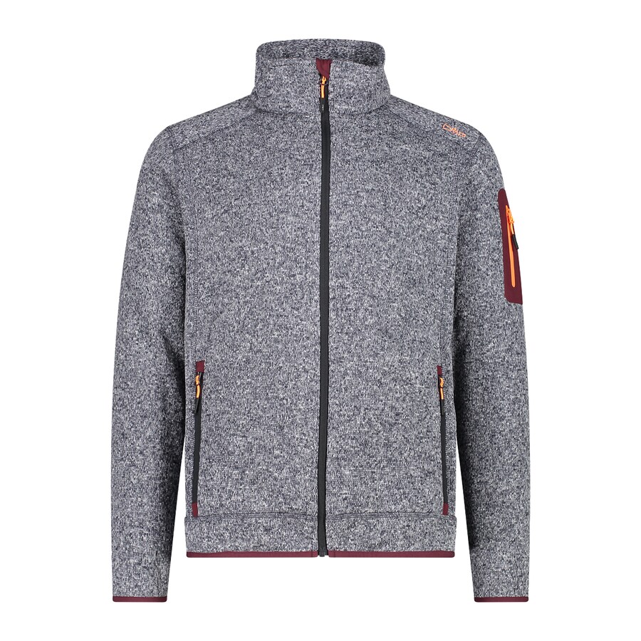 

Флисовая куртка CMP Regular fit Athletic Fleece Jacket, пятнистый серый