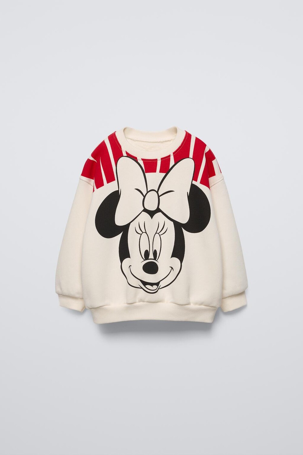 

Толстовка минни маус disney ZARA, экрю