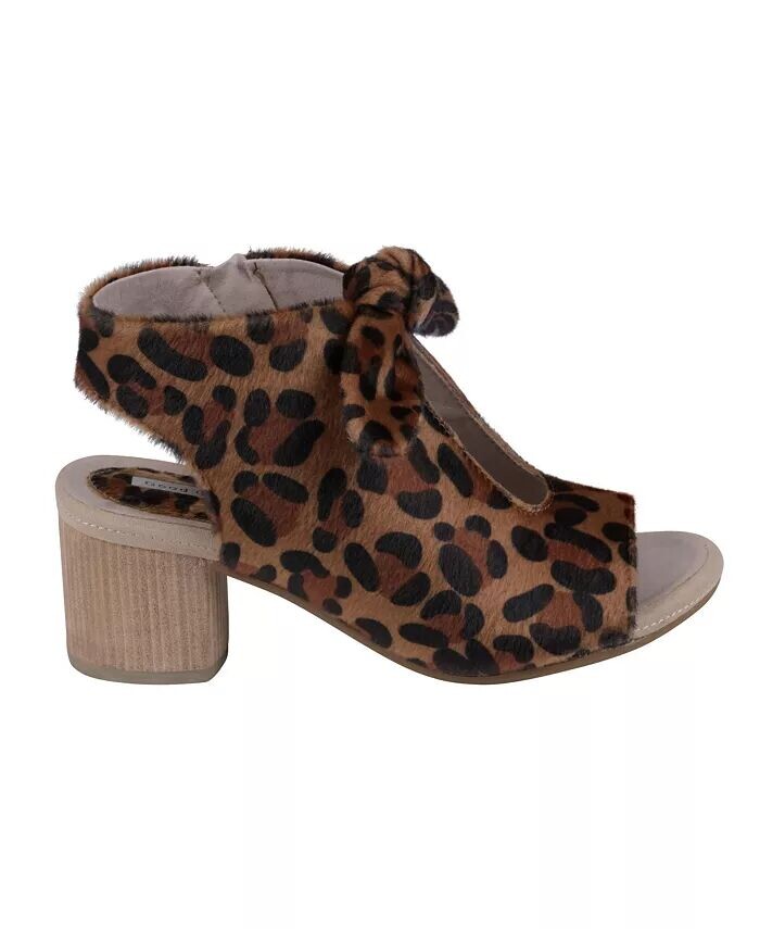 Женские модельные сандалии Kimora с узлом на блочном каблуке GC Shoes, мультиколор — фото 2
