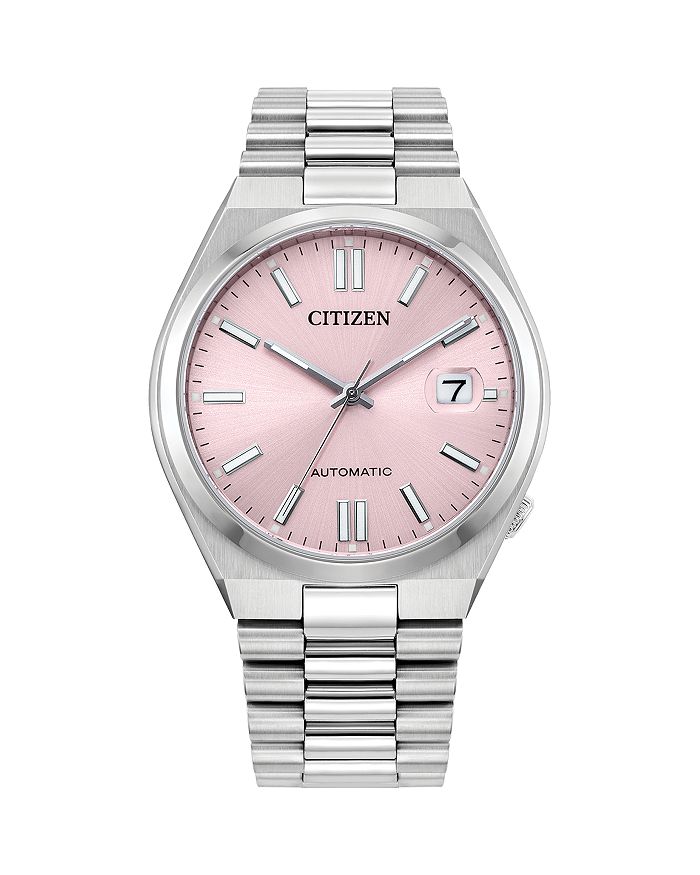 

Спортивные часы Sport Luxury Auto Tsuyosa, 37 мм Citizen, розовый