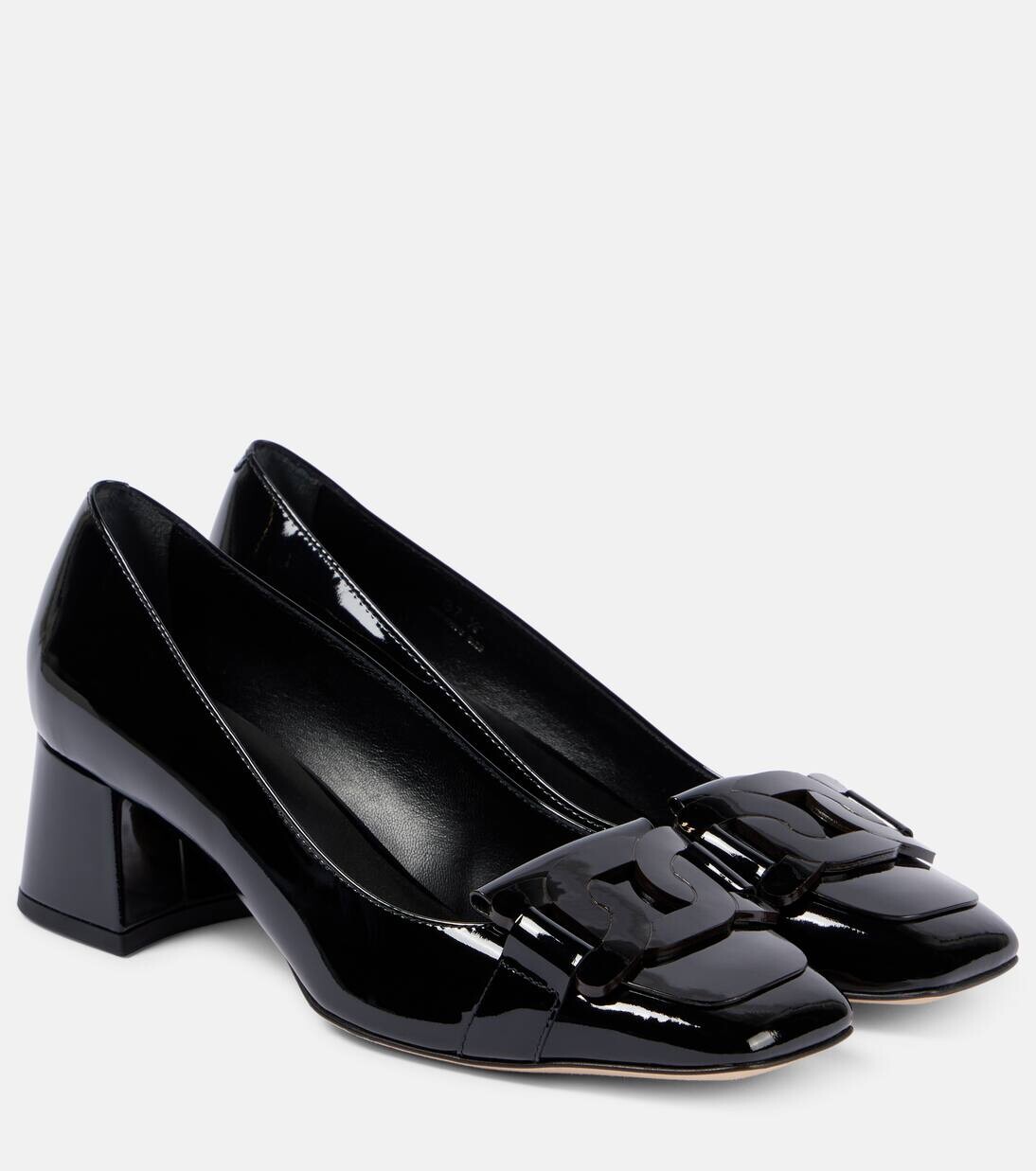 Туфли из лакированной кожи Tod'S, черный
