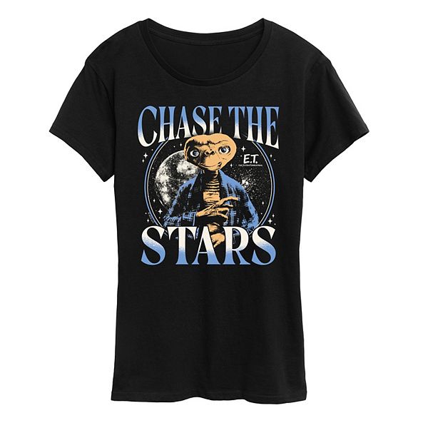 

Футболка Women's et the extra-terrestrial chase the stars Licensed Character, Black, Черный, Футболка Women's et the extra-terrestrial chase the stars Licensed Character, Black