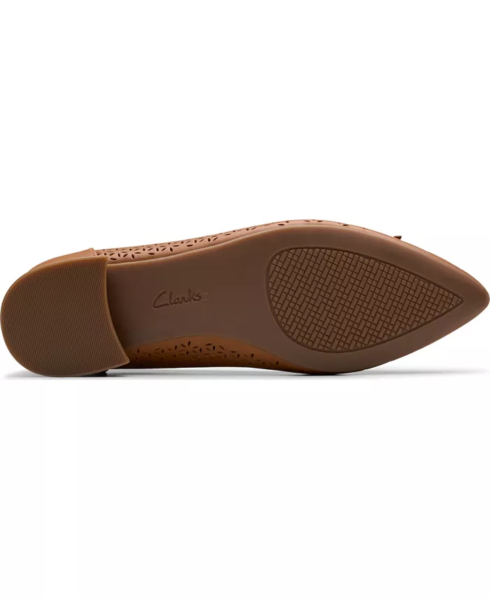 Женские балетки Natalyn Step Clarks, коричневый/бежевый — фото 4