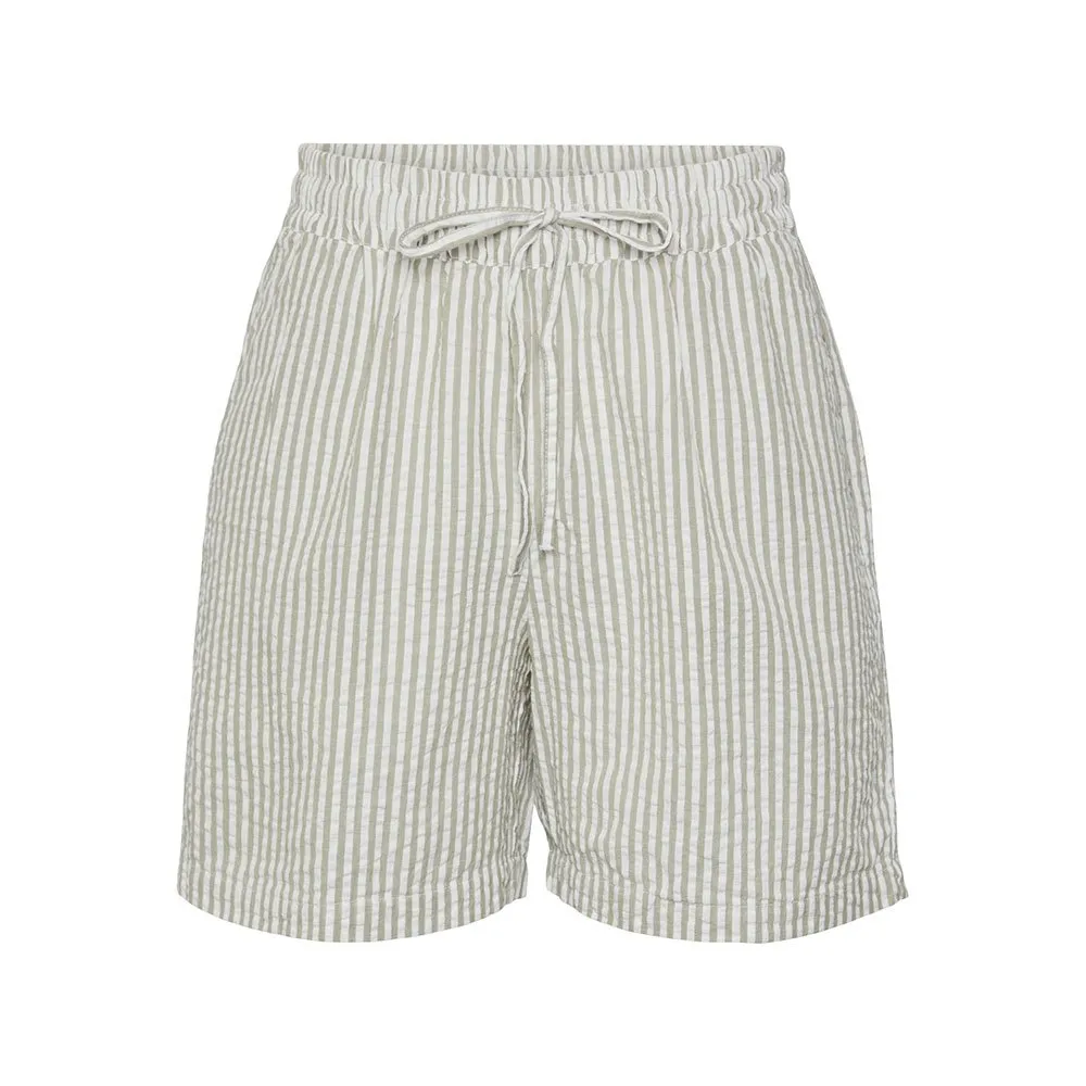 

Шорты Pieces Sally Loose String Fit high waist, бежевый