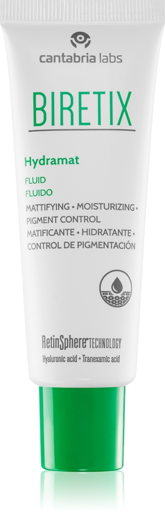 

Ультралегкая текстура флюида Care Hydramat для уменьшения жирности кожи Biretix, 50 мл