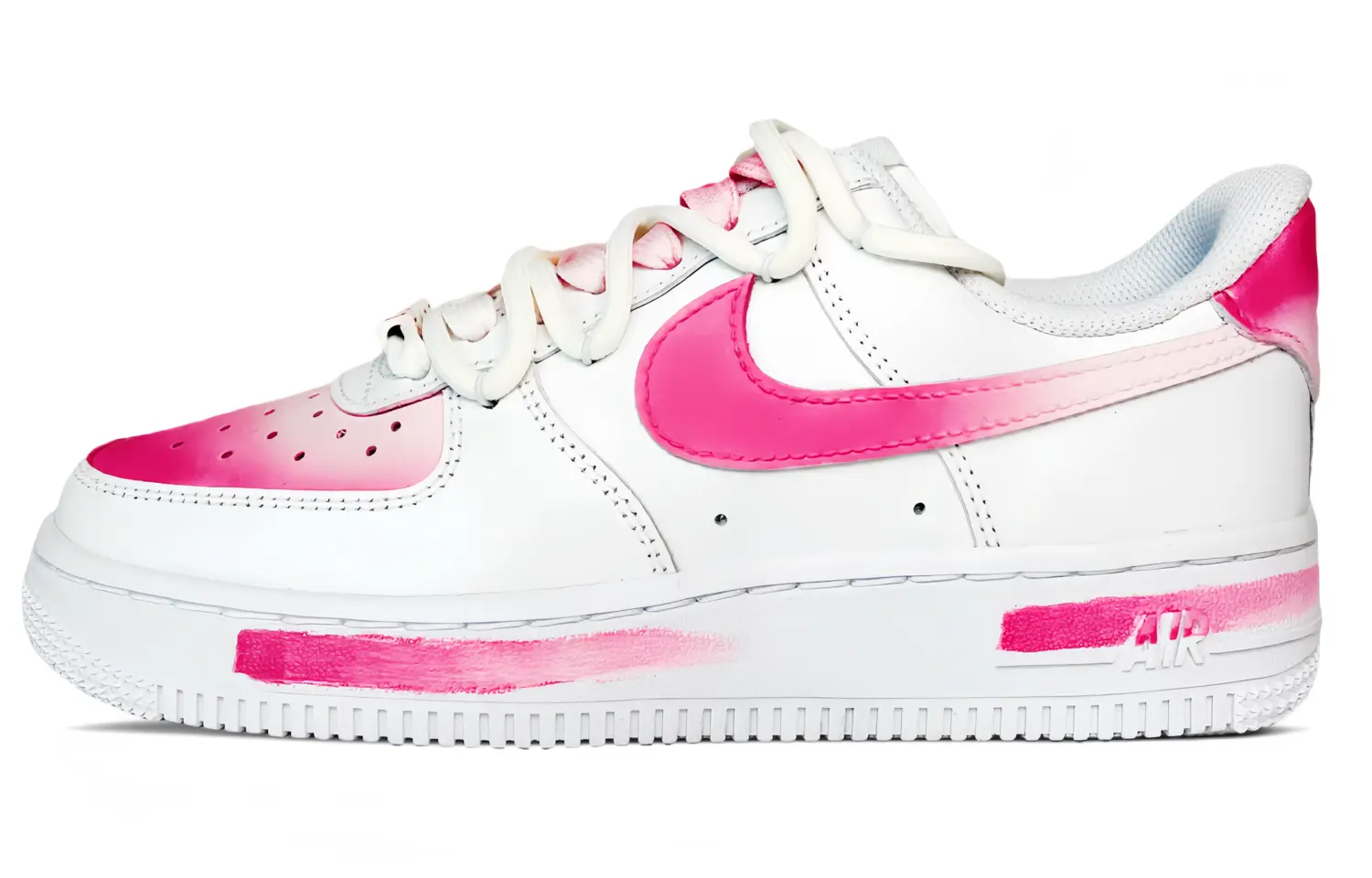 

Кроссовки Nike Air Force 1 Skateboard Shoes Women's Low-Top White Pink, Розовый, Кроссовки Nike Air Force 1 Skateboard Shoes Women's Low-Top White Pink