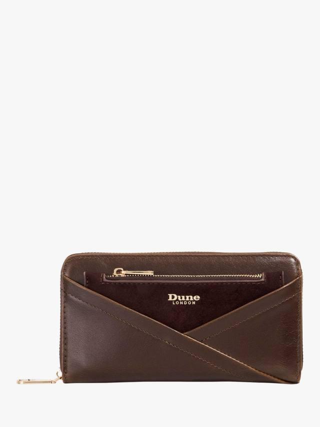 

Сумка Kelbey со скрытым карманом Dune London, Dark Brown