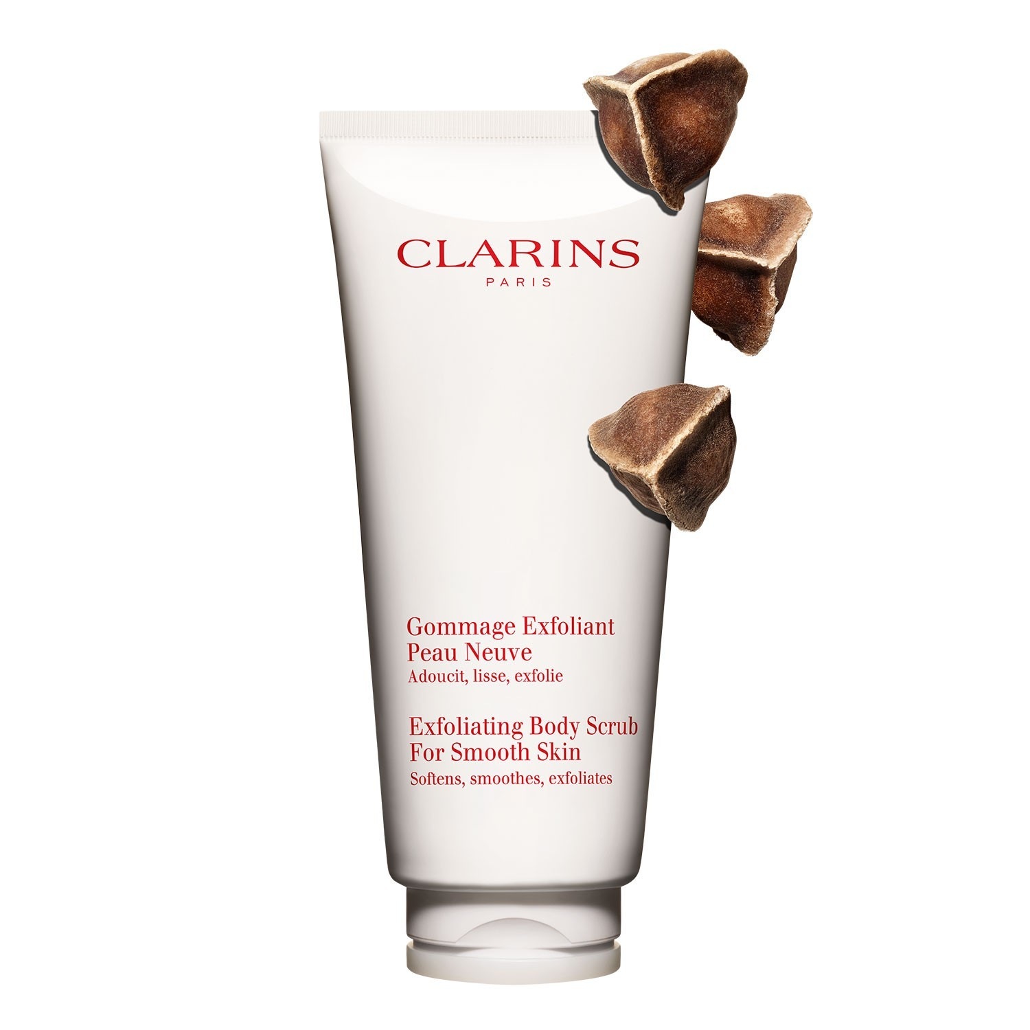 Скраб для тела gommage exfoliant peau neuve Clarins, объем 200 мл — фото 2