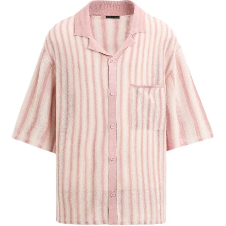 Мужская рубашка с принтом Earth Gray Pink ZARA, Earth Gray Pink