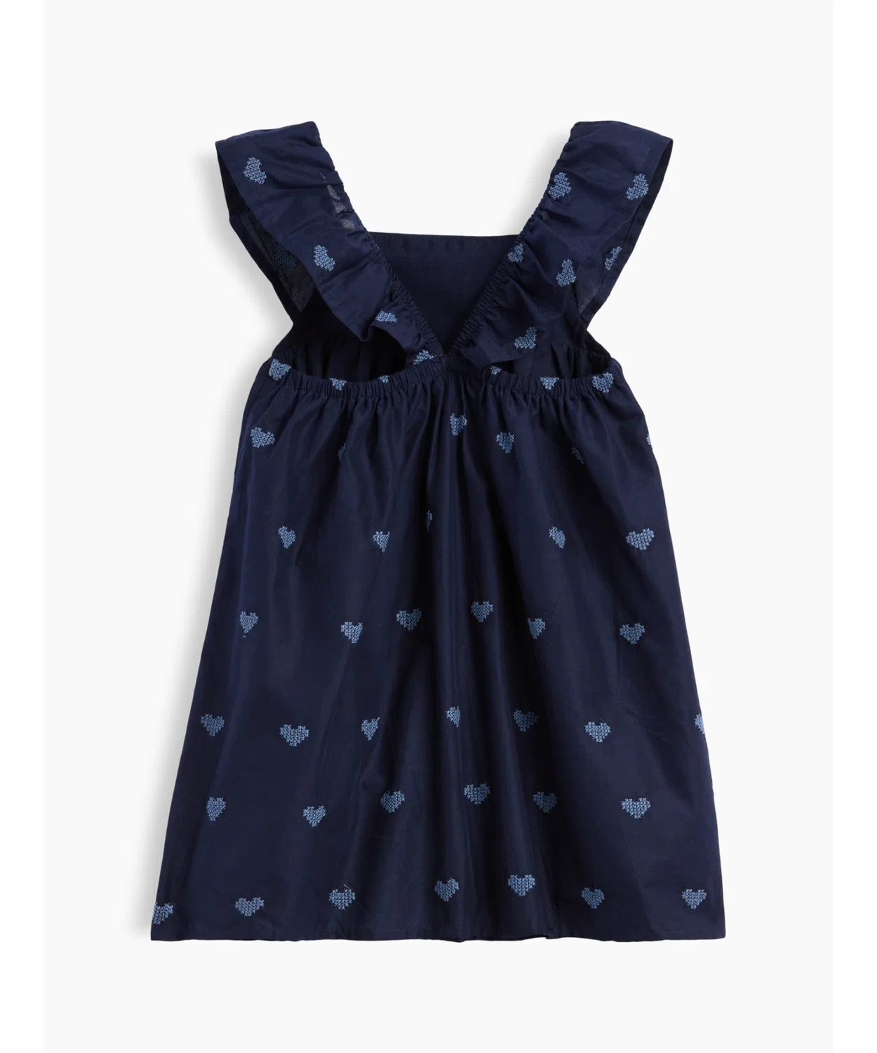 Детское платье для девочек с принтом Flutter Sleeve GAP, Navy — фото 3