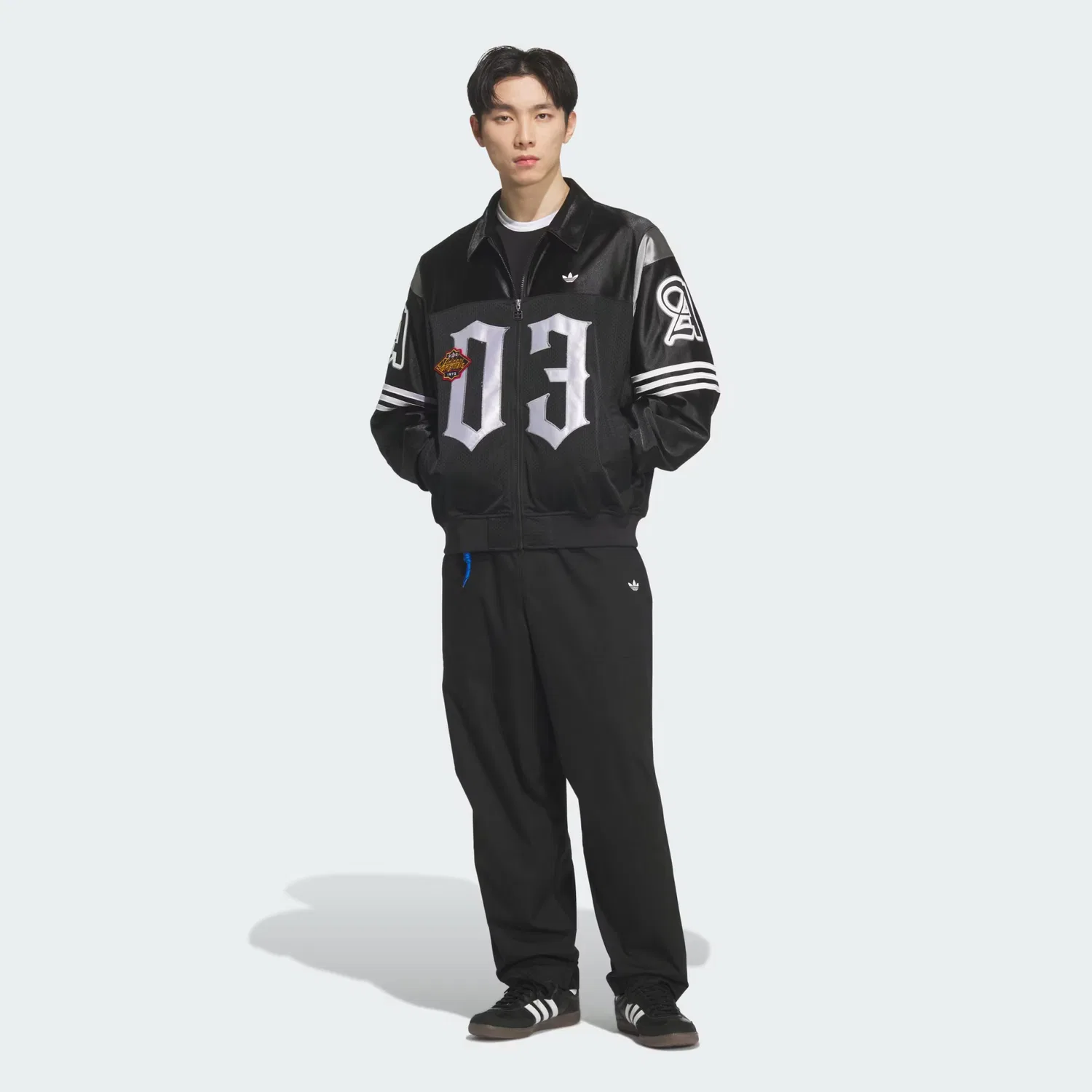 Мужская куртка свободного кроя Originals Jacket adidas Originals, черный — фото 3